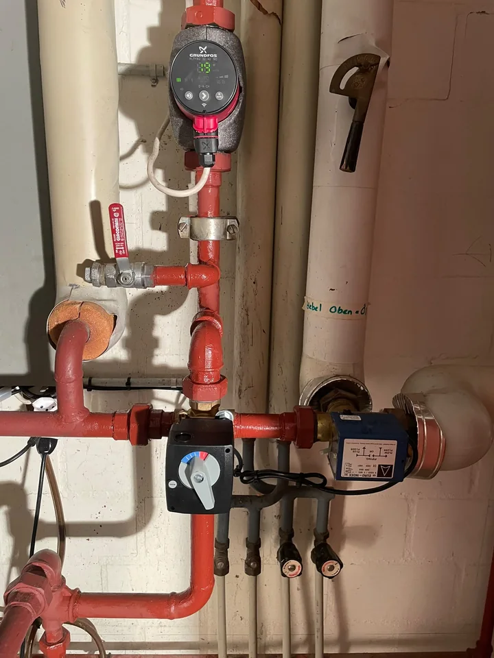 Neue Mischereinheit mit neuer Energiesparpumpe in Henau bei Uzwil